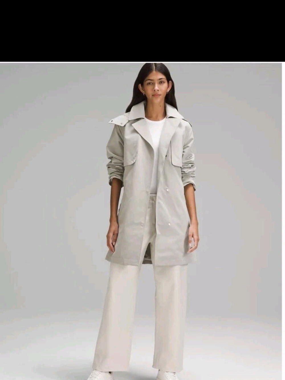lululemon athletica Always There Trenchcoat Light Gray